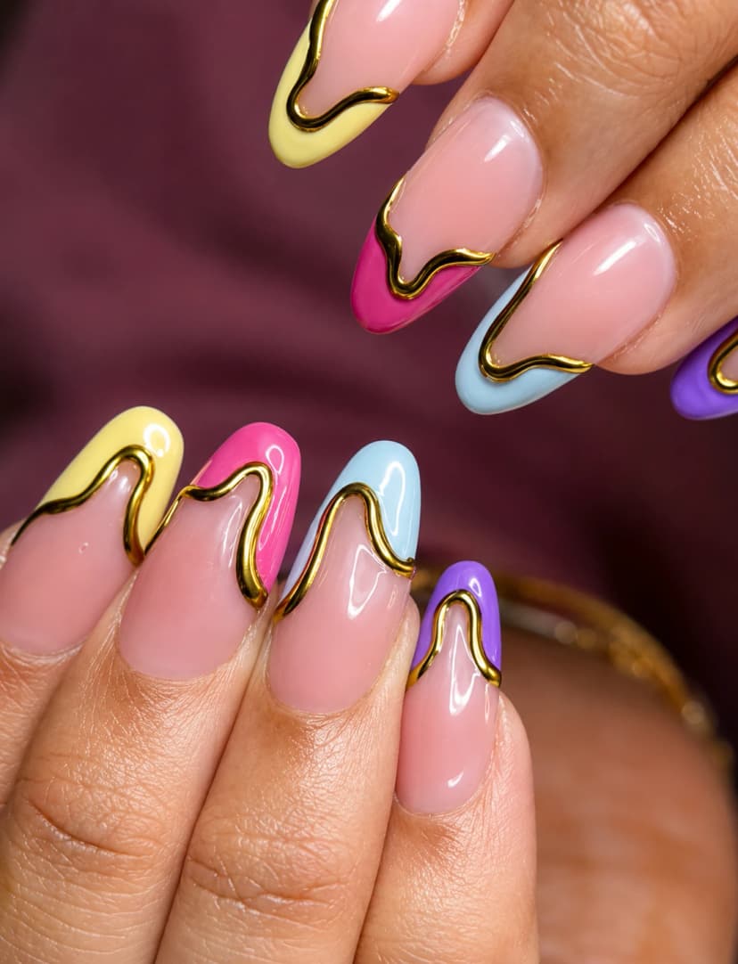 Holo-Chrome Iridescent Finish with Magical Aurora Shimmer Under Light