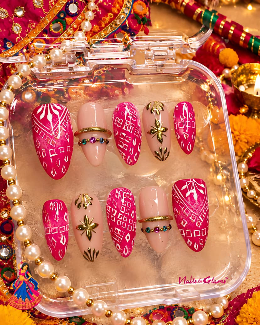 Custom Press-On Nail Box & Luxury Handcrafted Tips
